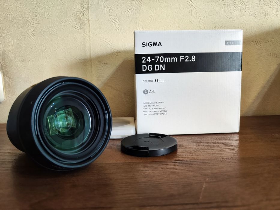 Объектив sigma 24 -70 f2.8 dg dn sony e