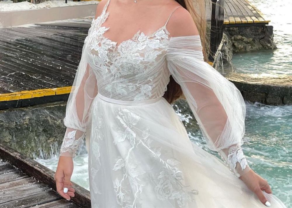 Шикарное Свадебное платье