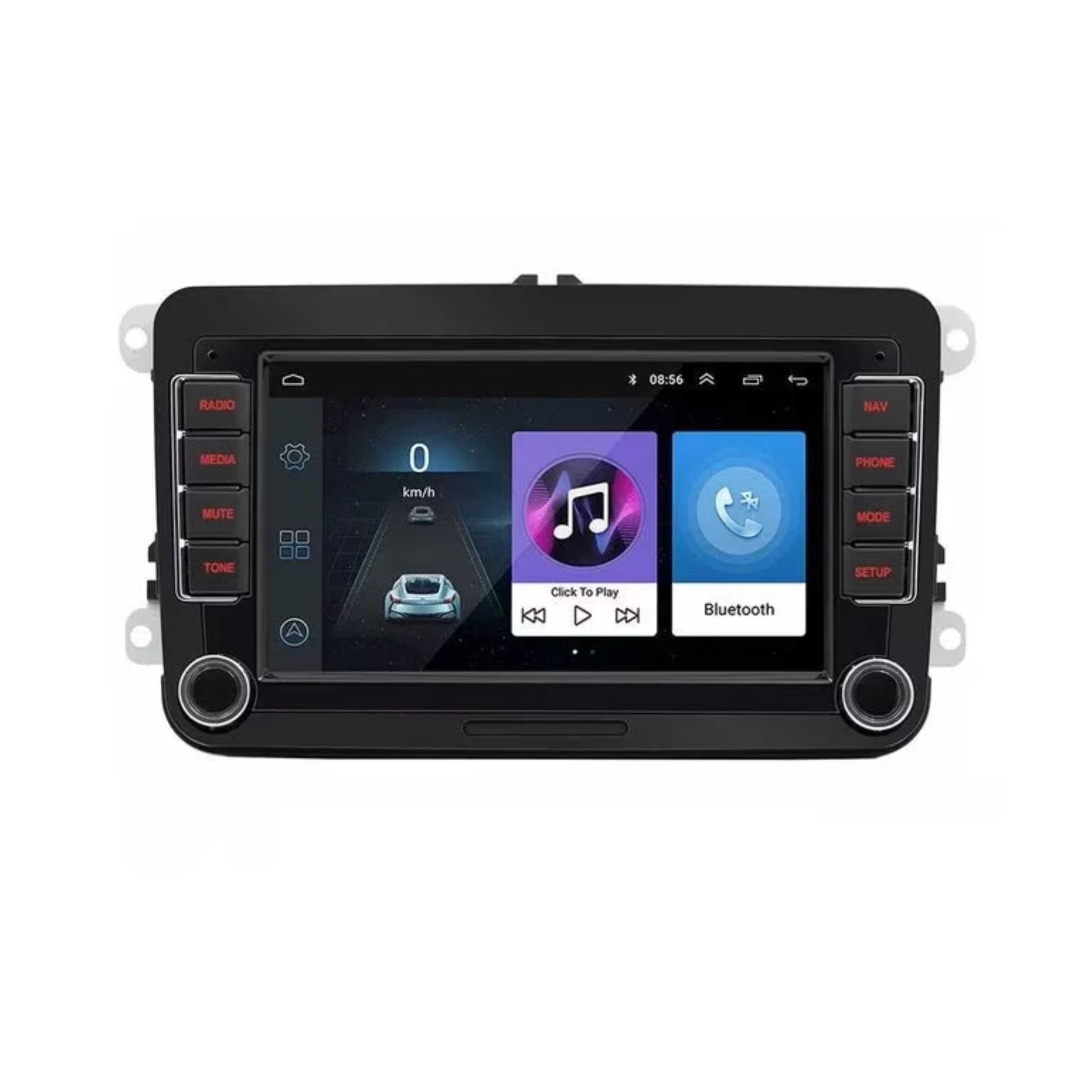 Мултимедия 7“, Android 10.0, WiFi, Bluetooth, 1024x600, IPS екран