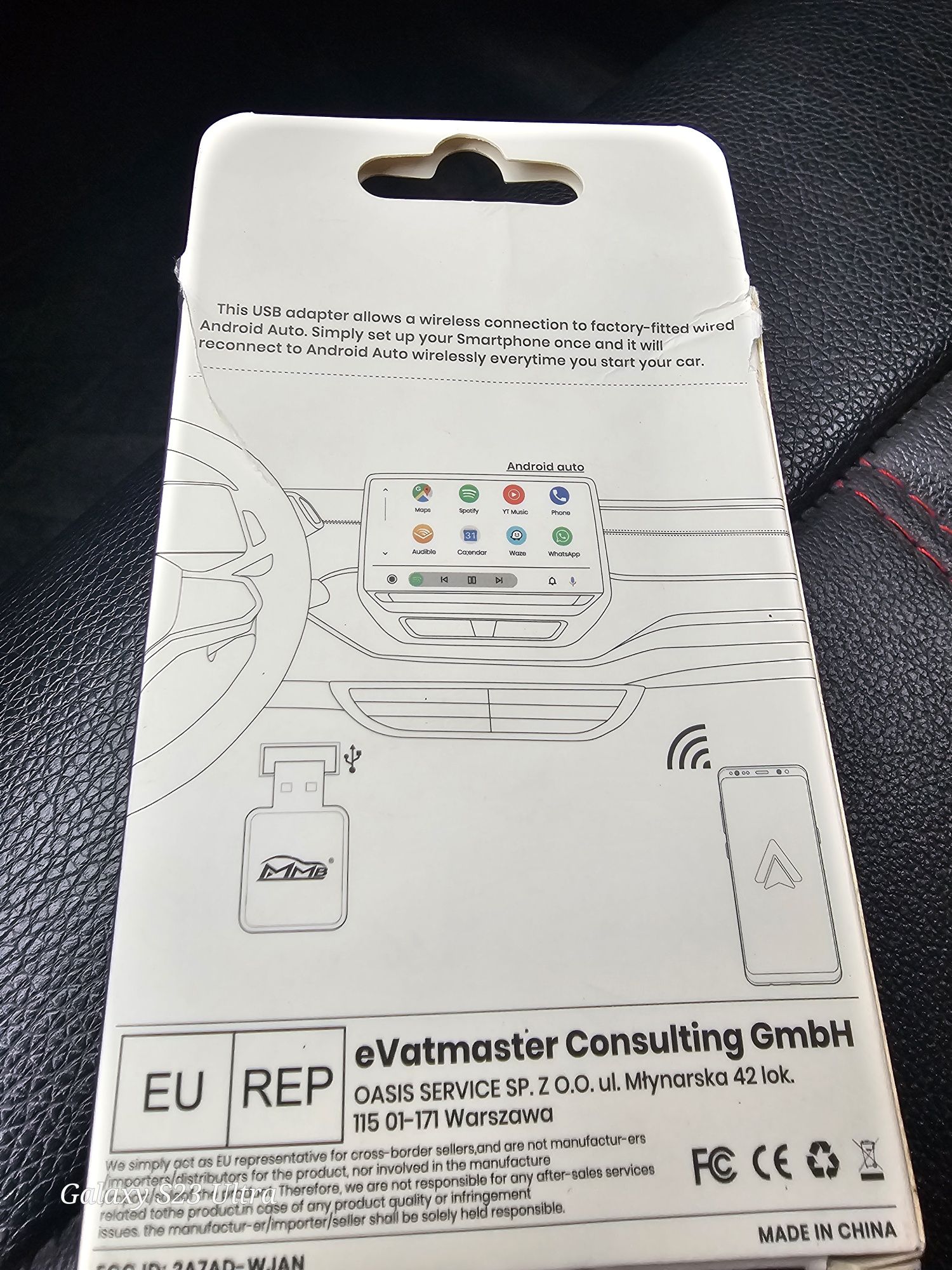 Продавам адаптер за кола за Android Auto.