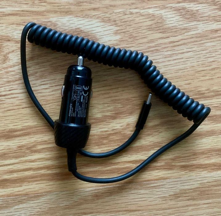 Incarcator auto + Cablu USB-C 33W NOU