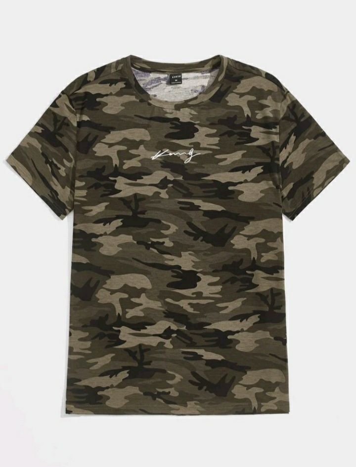 Tricou barbati Camo / Army