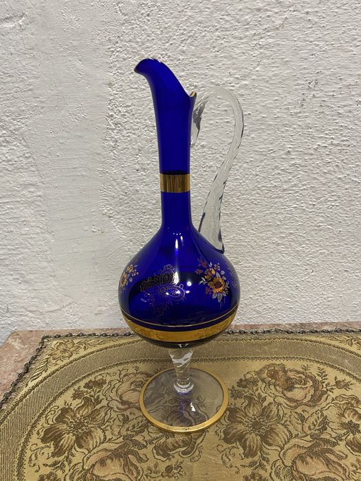 Стара италианска ваза с позлата мурано