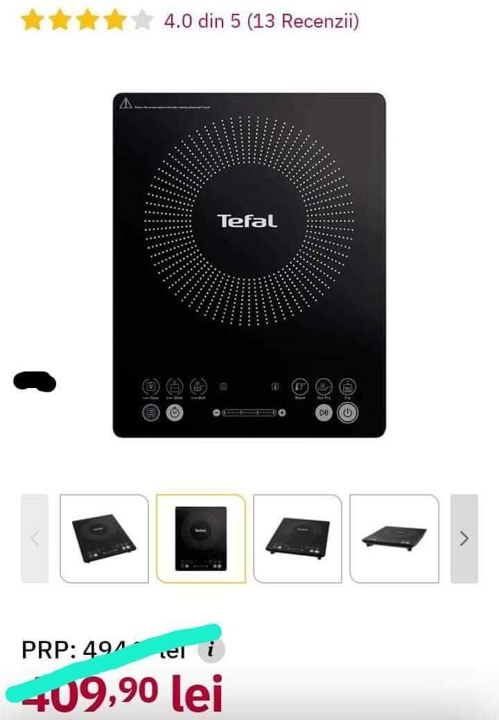 Vând plită cu inducție Tefal