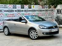 Volkswagen Golf VI Cabrio 1.6 TDI 105cp Piele Navi Ireprosabila RATE•GARANTIE•LIVRARE