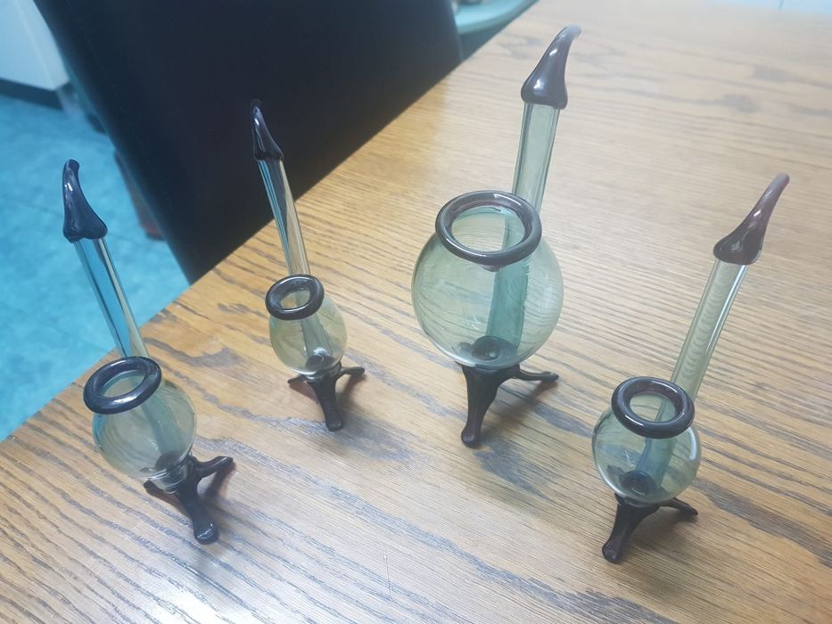 Vand pipe sticla si farfurioare plastic