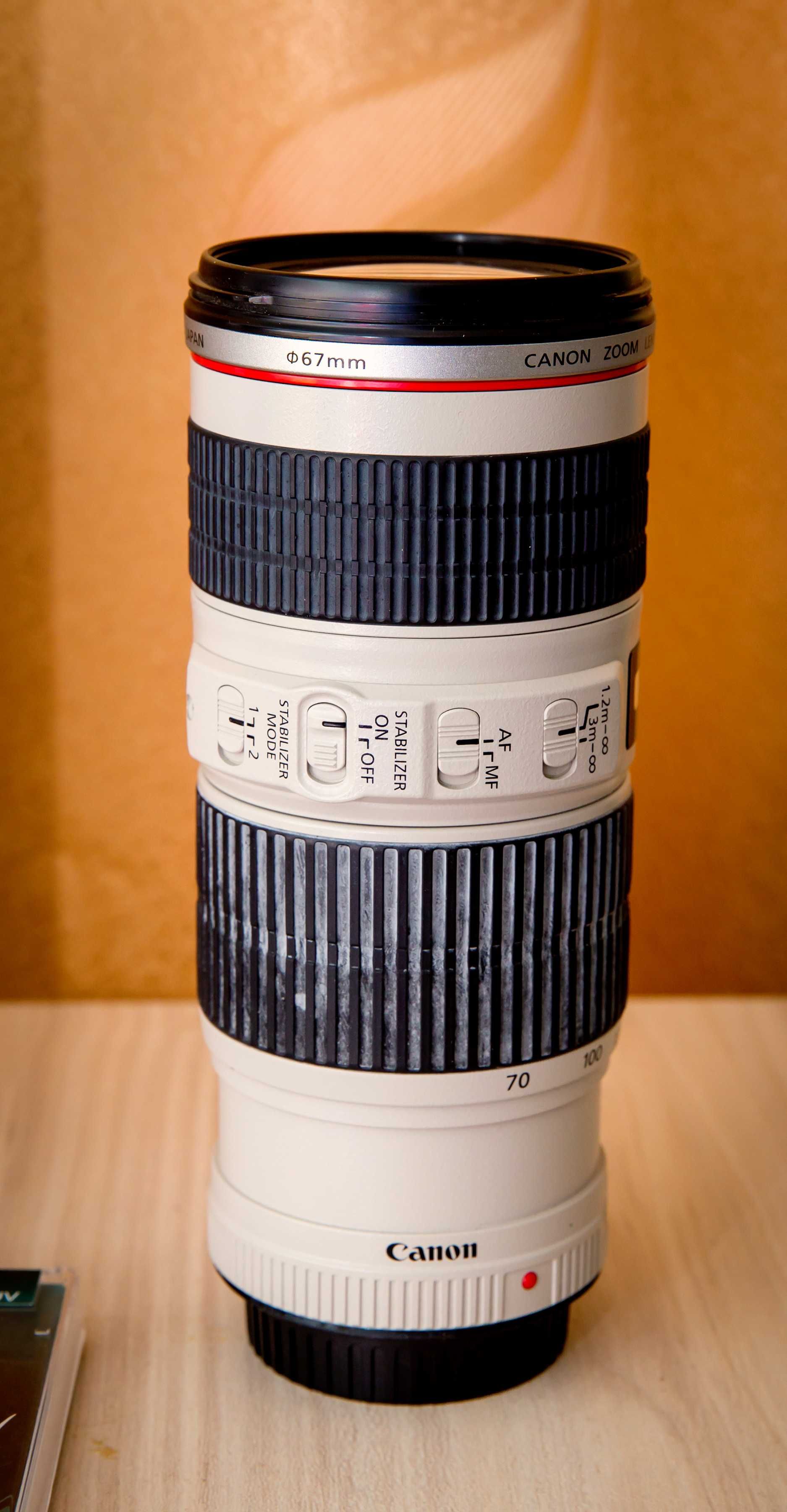 Обектив Canon EF 70-200мм F4/L IS USM