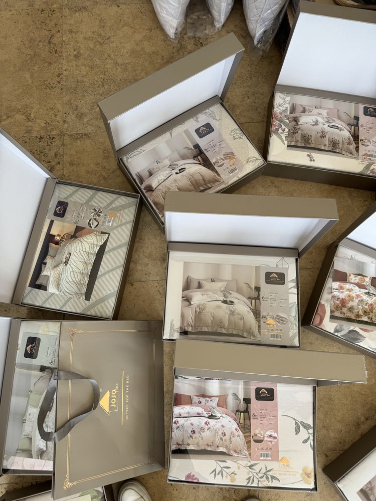 Set Lenjerie De Pat DeLux 6 Piese Oferta speciala
