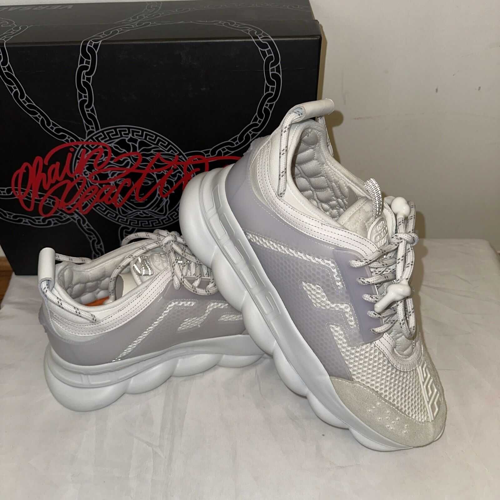 Versace Chain Reaction white