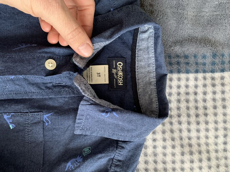 Рубашки детские с длинным рукавом