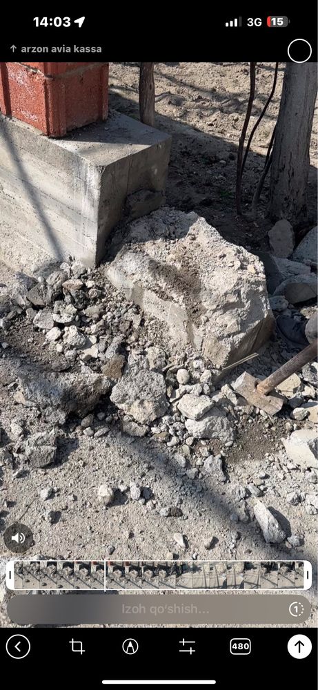 Бетон тешиш кесиш хизмати водий буйлаб барча размерла
