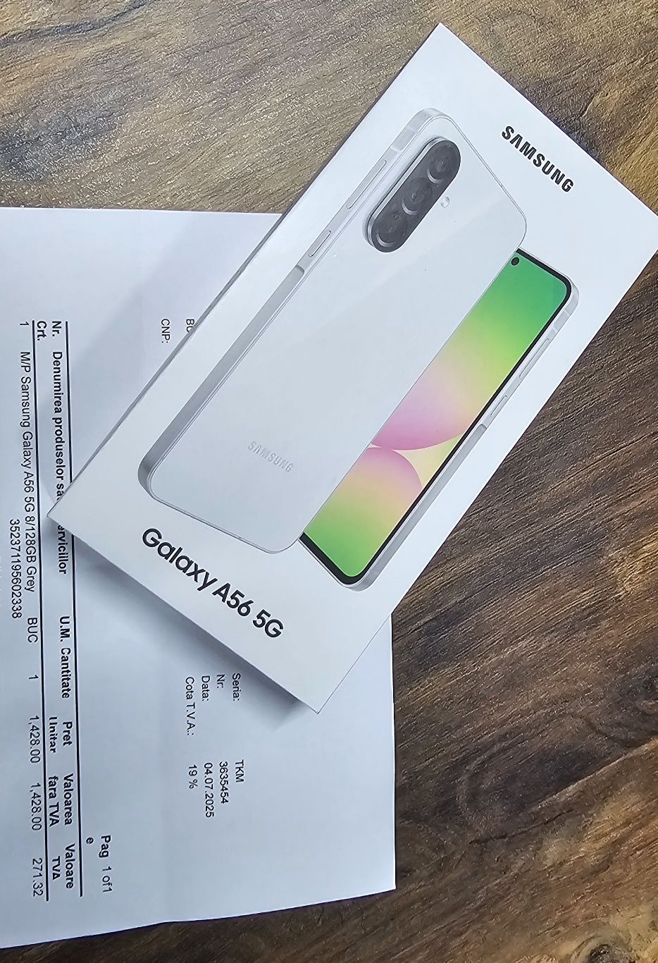 Samsung A56 5G 128Gb, sigilat + factura telekom
