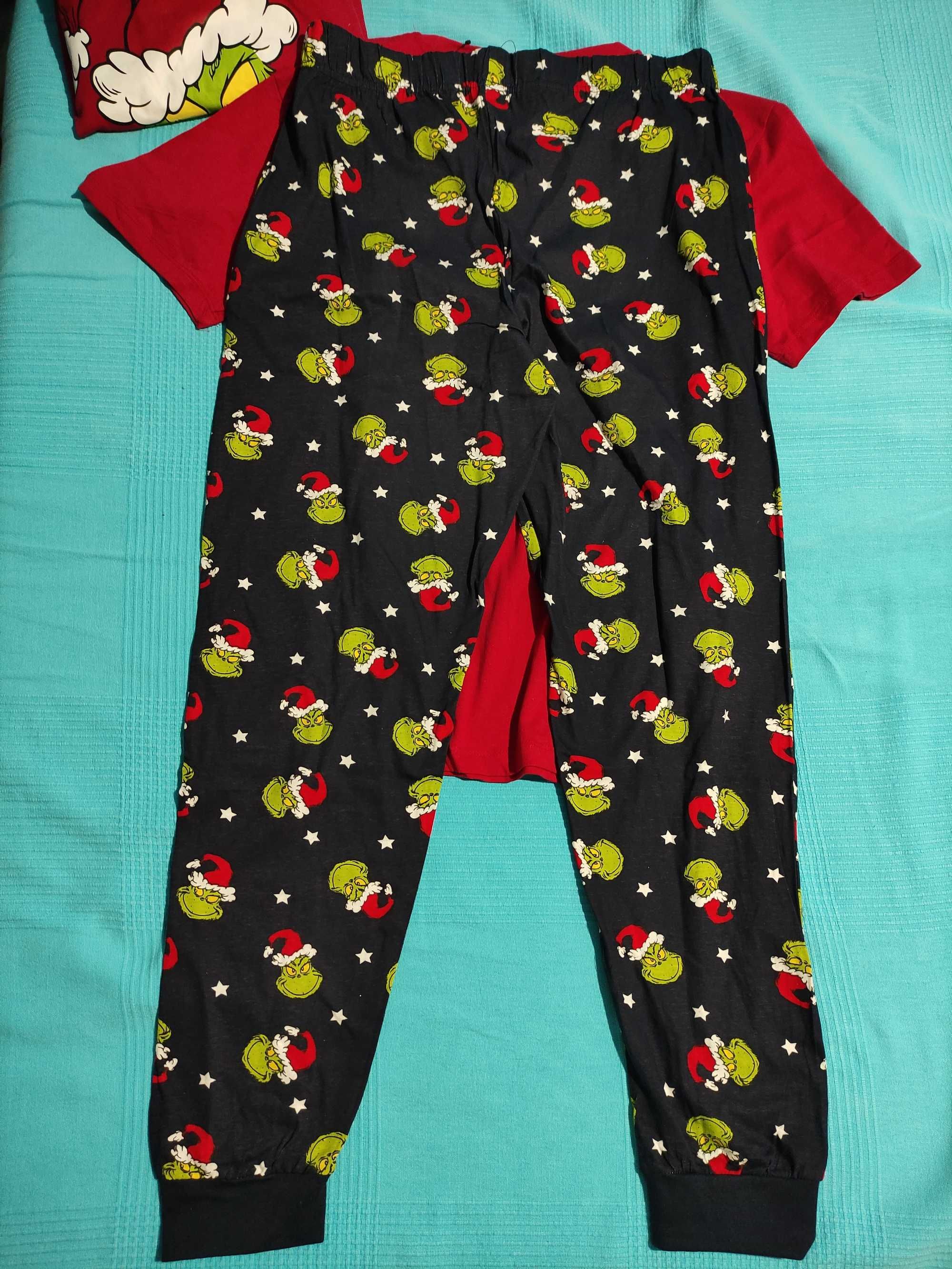 Мъжки пижами Sinsay Simpson / Grinch/ Disney / Тениска Sinsay Grinch