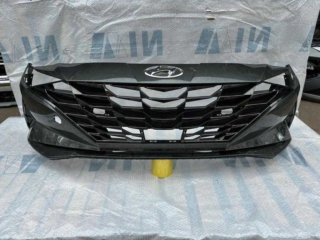 Бампер передний в сборе Елантра 2020-/Hyundai Elantra 2020-(ОРИГИНАЛ)