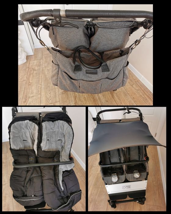 Продавам количка за близнаци Mountain buggy duet V3 + аксесоари.