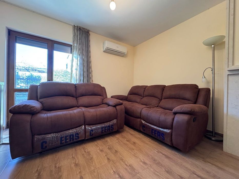 Диван двойка и тройка и фотьойл Cheers с релакс механизъм