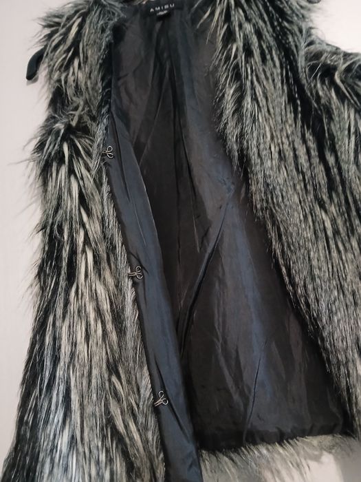 Vestă Amisu imitație blană XS
