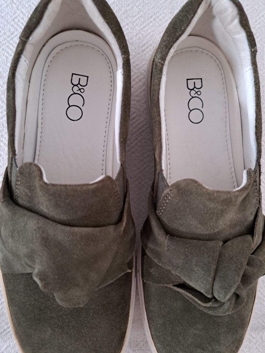 Teniși / Pantofi B&CO Shoes, mărimea 38, piele naturală