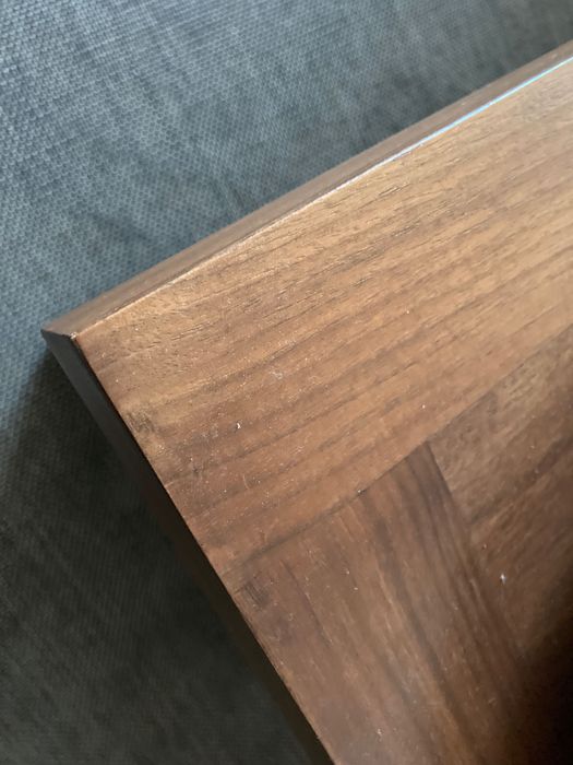 Măsuță cafea lemn masiv nuc furnir, mobilă living