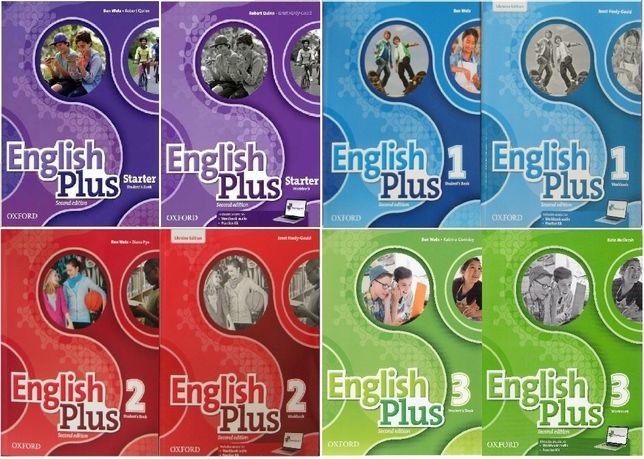 English File, English Plus, Family & Friends и др книги по англ яз