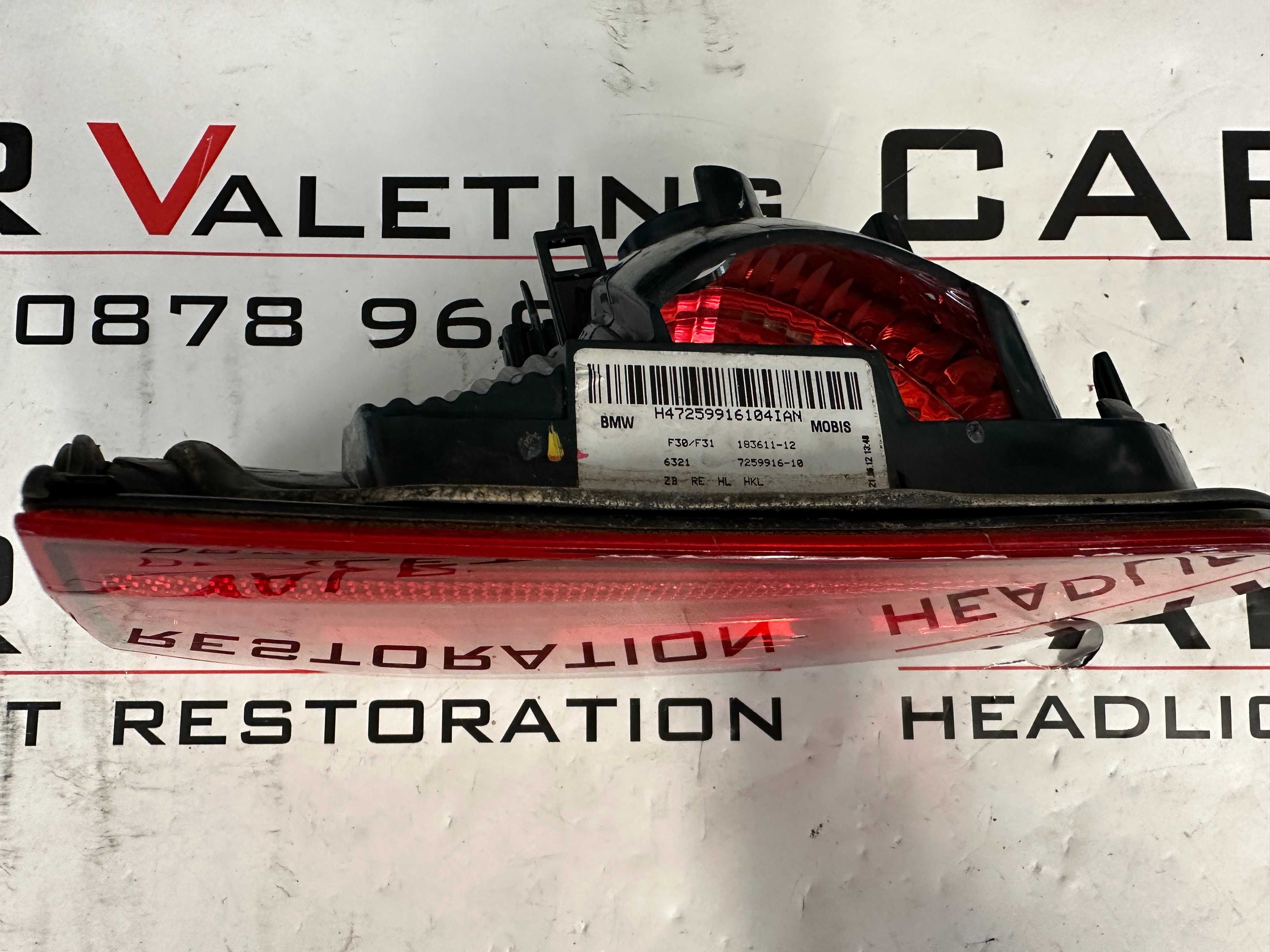 Задна светлина десен вътрешен стоп стопове BMW 3 F31 F30 БМВ 3 stop