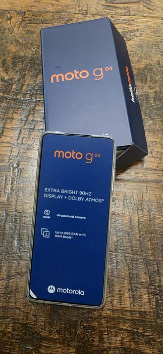 Чисто НОВ Телефон MOTOROLA G 04