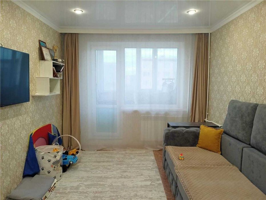 Продам 2‑ком. квартиру на 9 мкр, панель 2005г. 3/5доме, 52кв.м./9кв.м