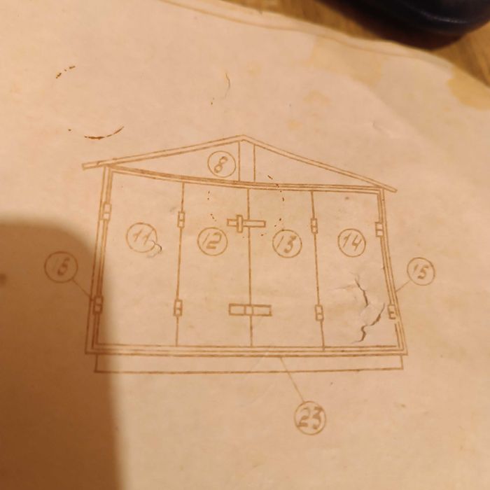 Метален гараж 3.5м на 6.30м