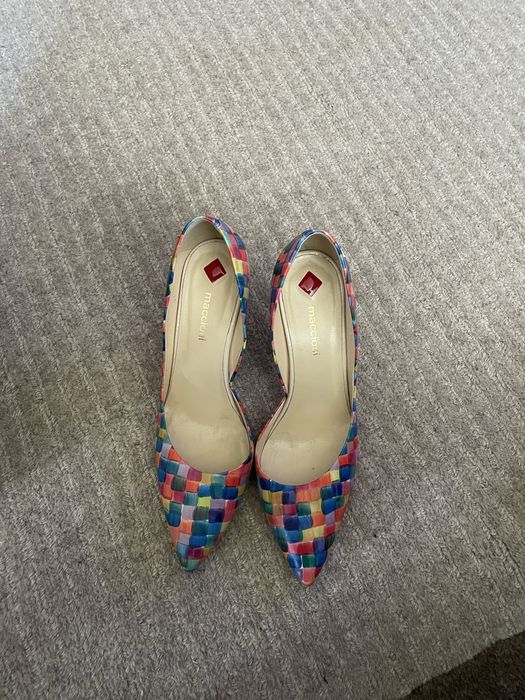 Pantofi piele, stiletto, Maccioni.