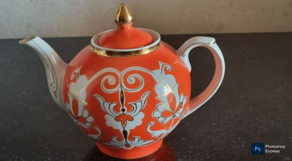 Чайник фарфоровый Новый Советский Большой