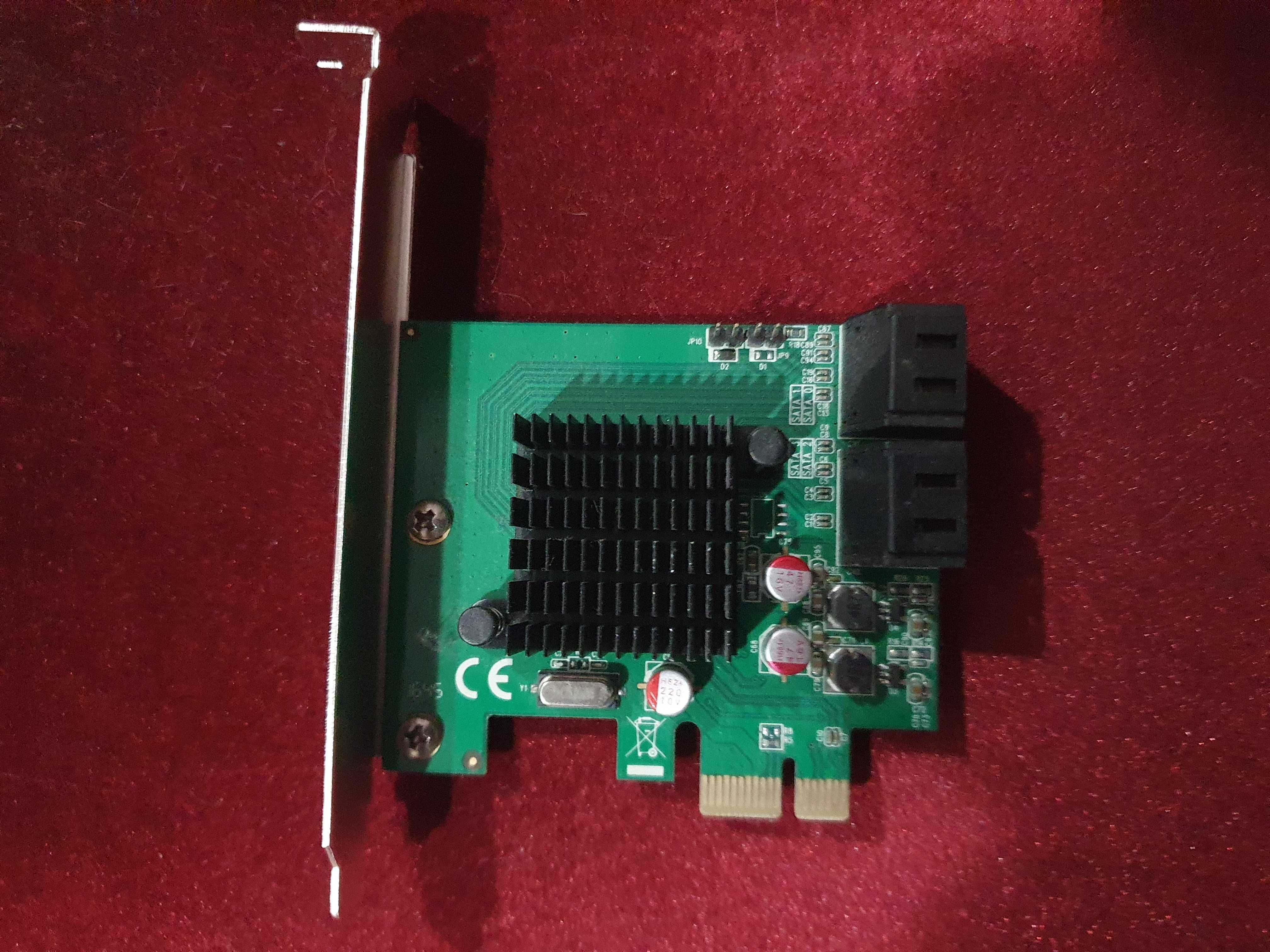 Adaptor PCIe la SATA (PCI expres la 4 x SATA3) - 4 porturi + 2 x eSATA