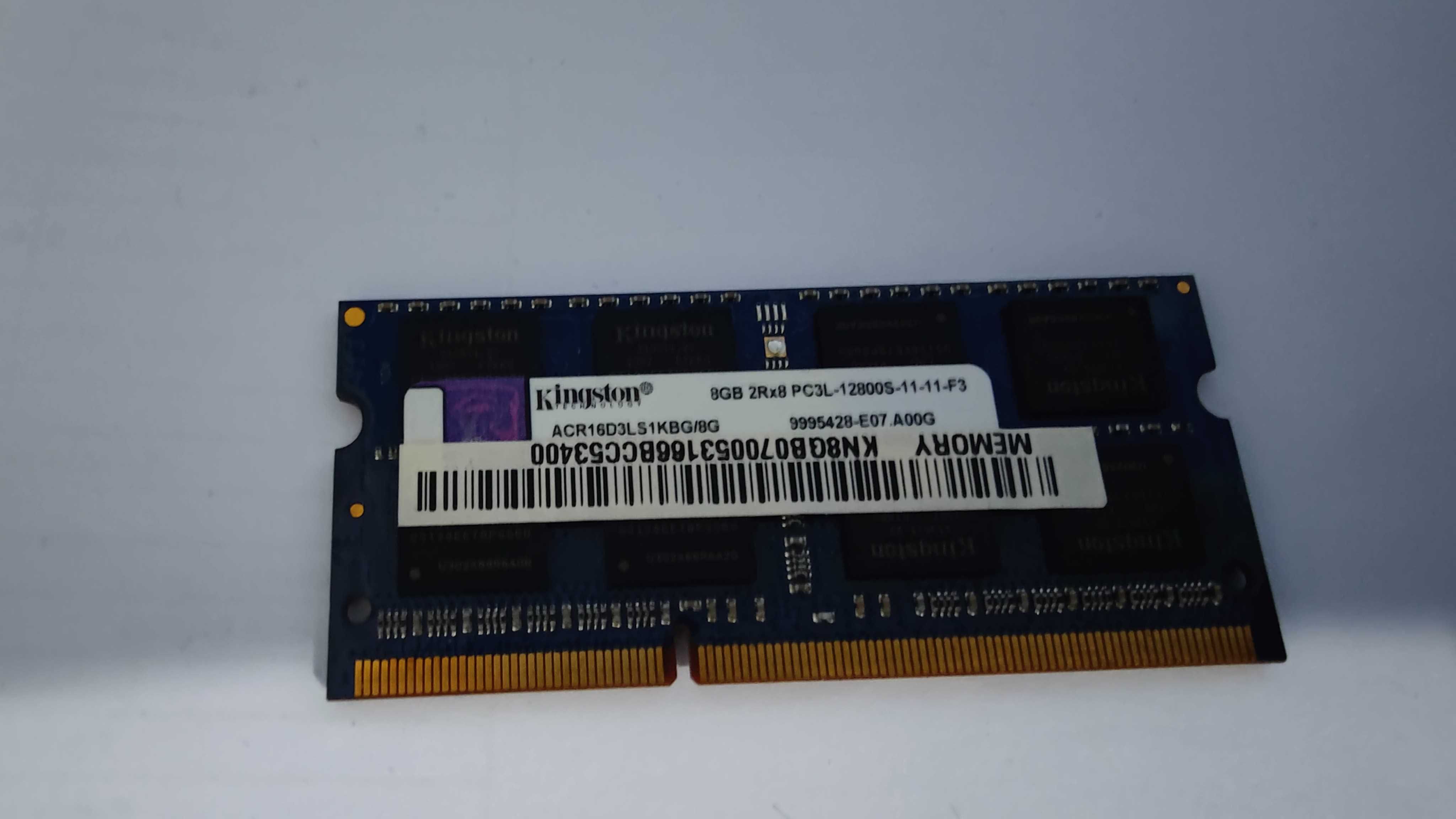 Memorie laptop SODIMM 8Gb DDR3 1600 Mhz PC3L 12800S- Kingston