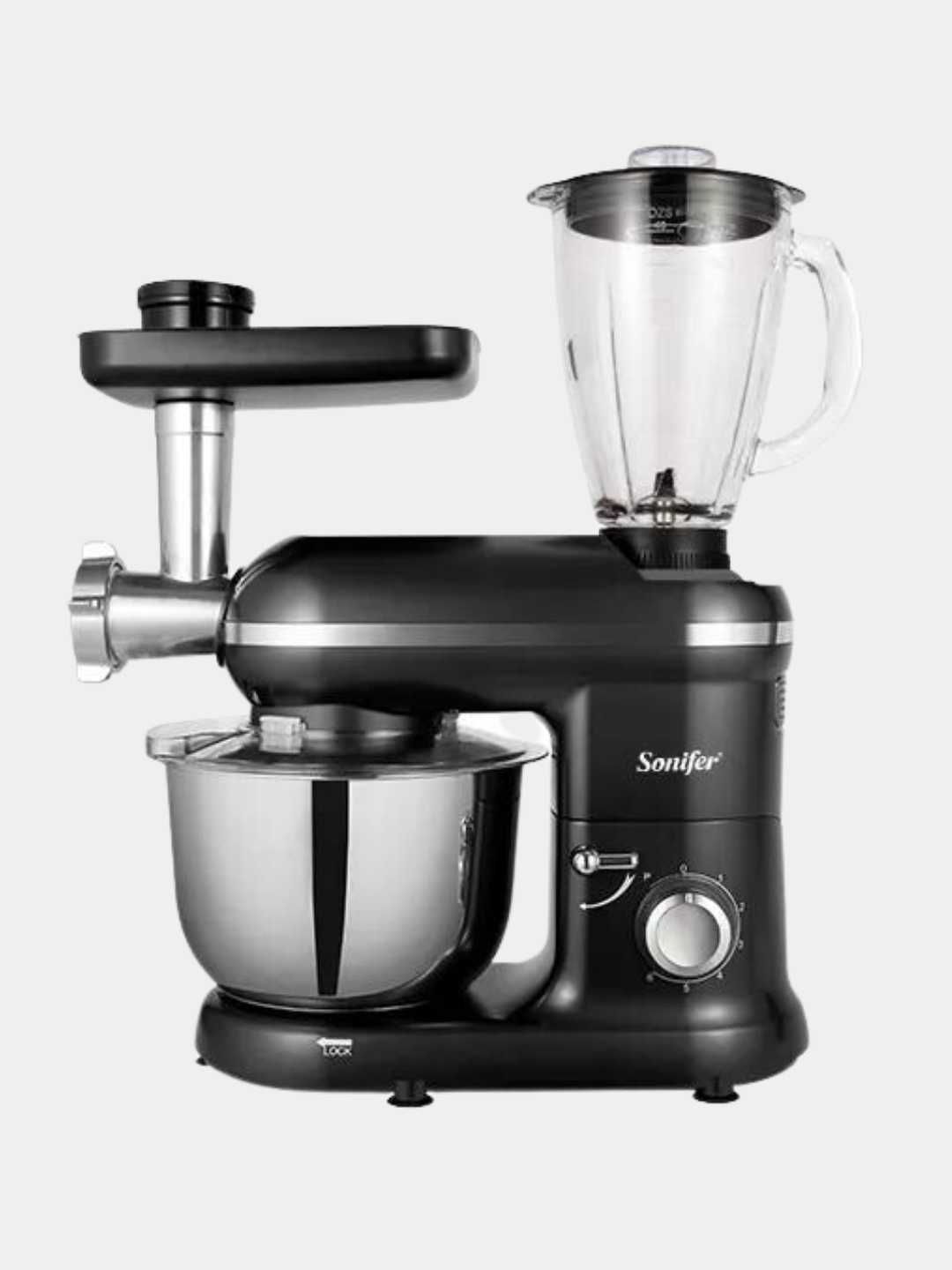 Кухонный комбайн мясорубка стационарный миксер блендер Sonifer SF-8056