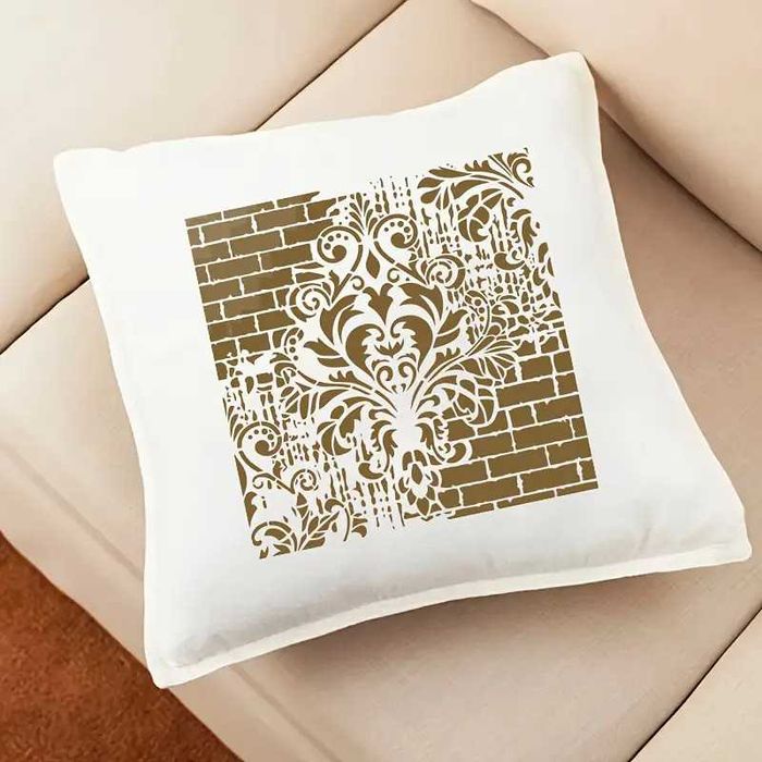 Релефен валяк с шарка и шаблони за декорация за боядисване на стени