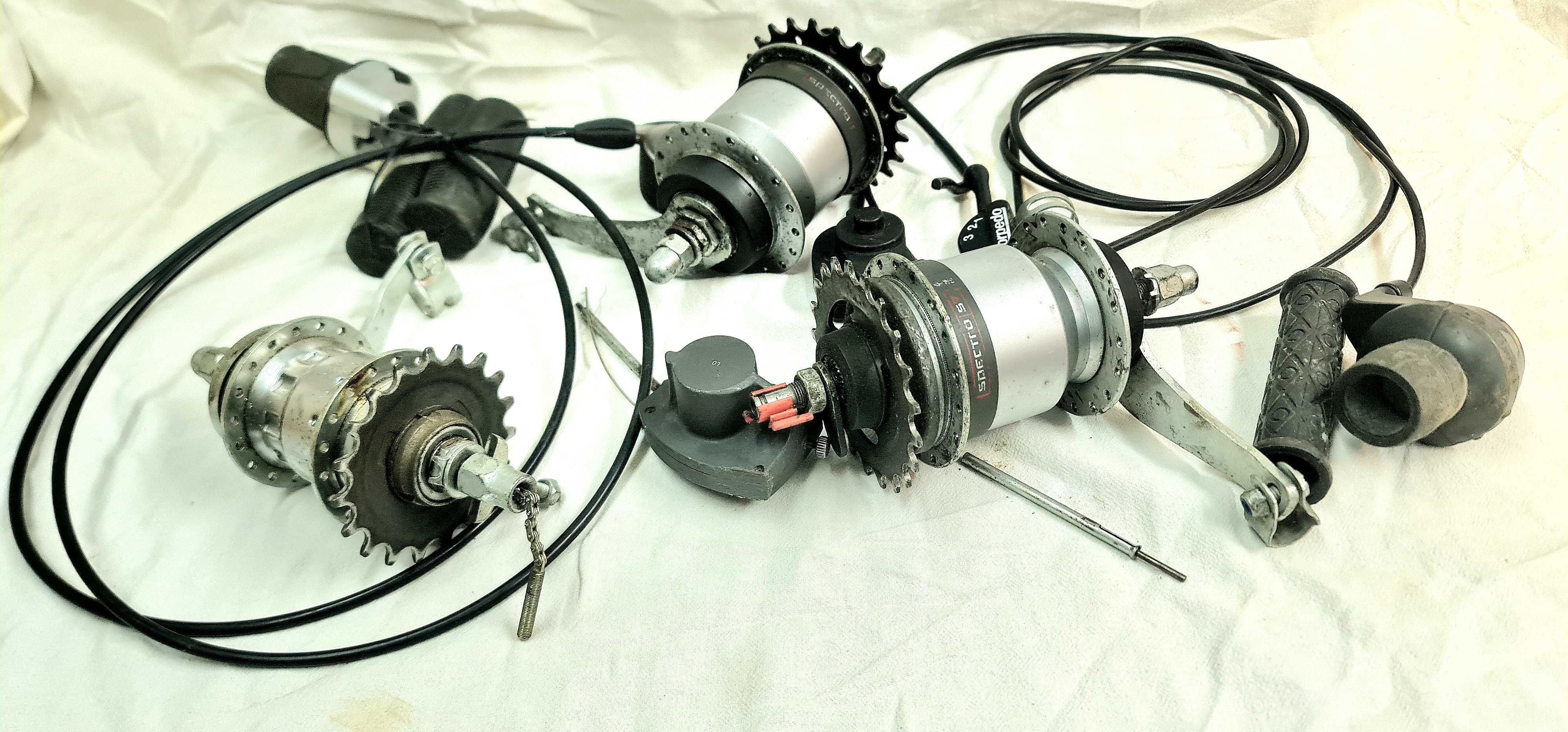 Задни главини с контри и вътрешни скорости,,Sachs" speed 3, Spectro S7