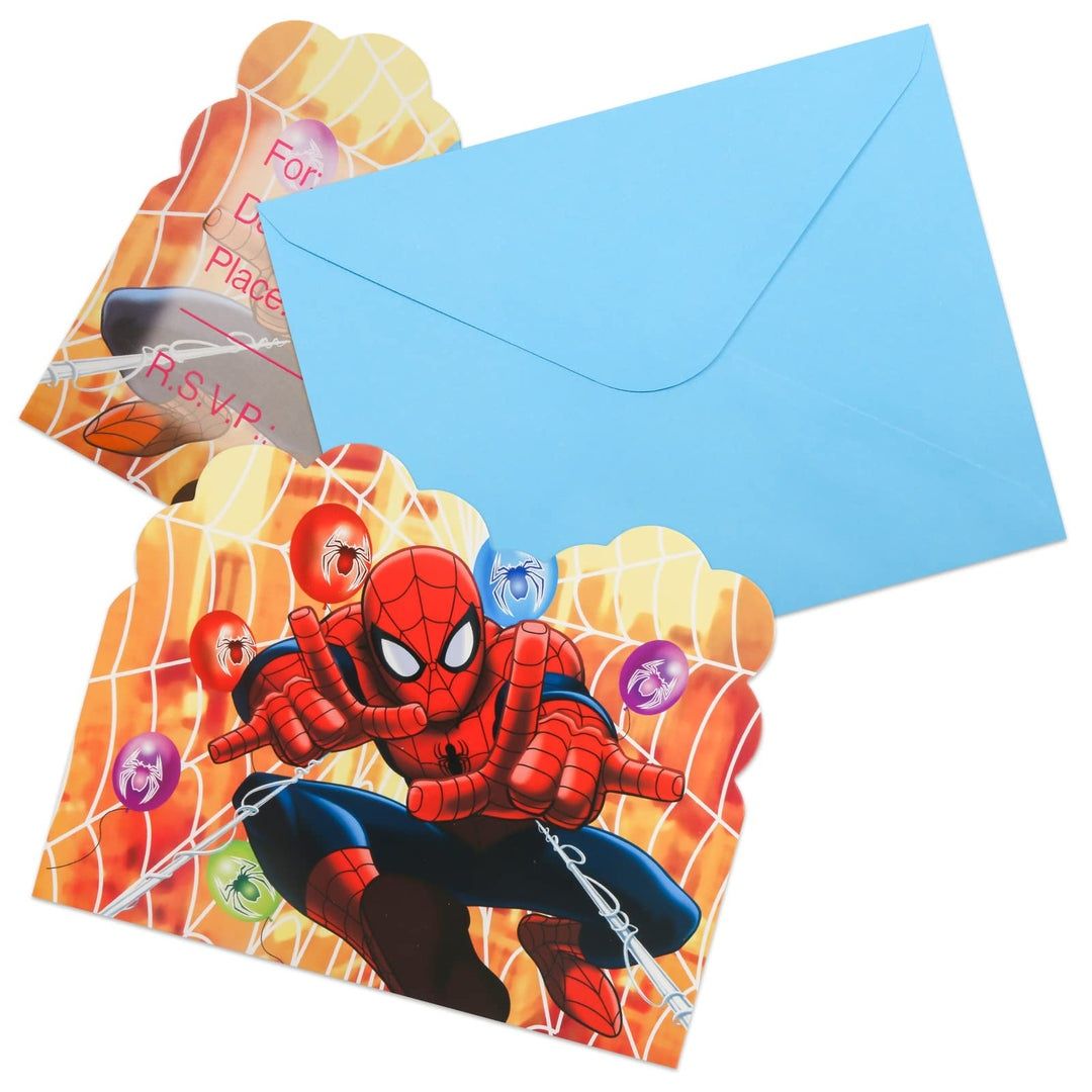 Invitați petrecere Copii Spiderman set 20 buc. Livrare Gratuită