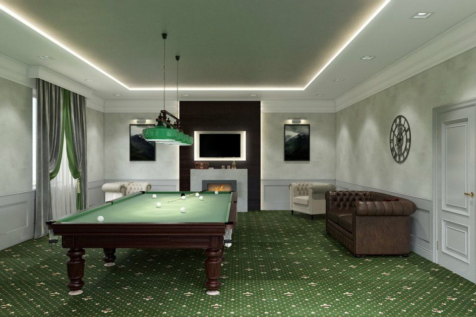 Billiard stol elegant