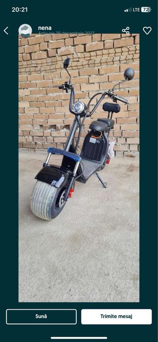 Chopper electric harley