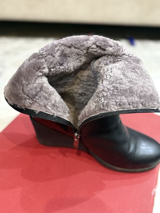 Кожаные натуральные мех цигейка 37