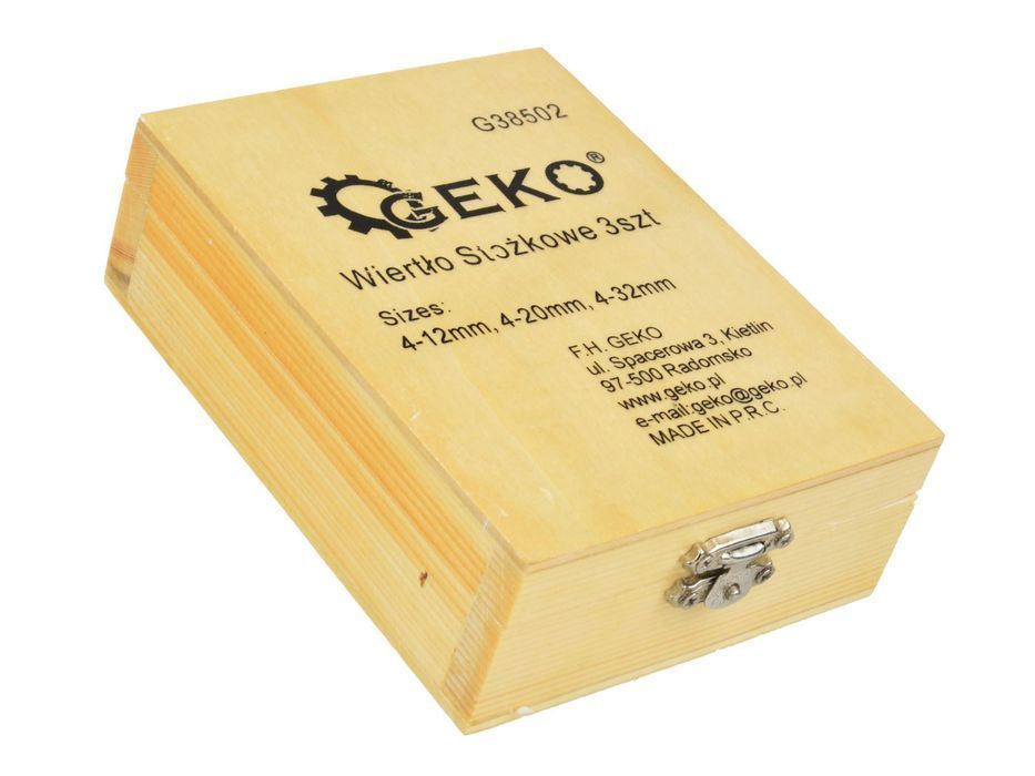 Set 3 freze forat burghie in trepte 4-12 mm 4-20 mm 4-32 mm