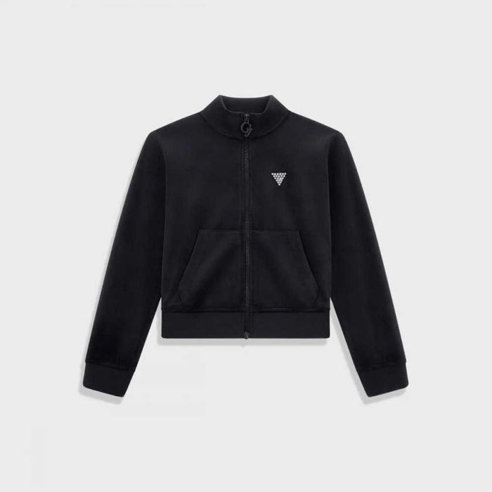 GUESS Детски Спортен Комплект 2 части Горнище + Долнище Черен / 12 г.