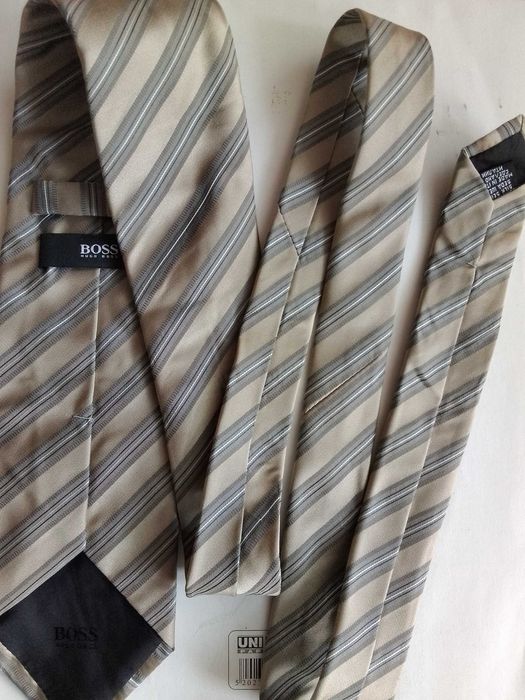 Копринена вратовръзка Hugo Boss (Made in Italy)