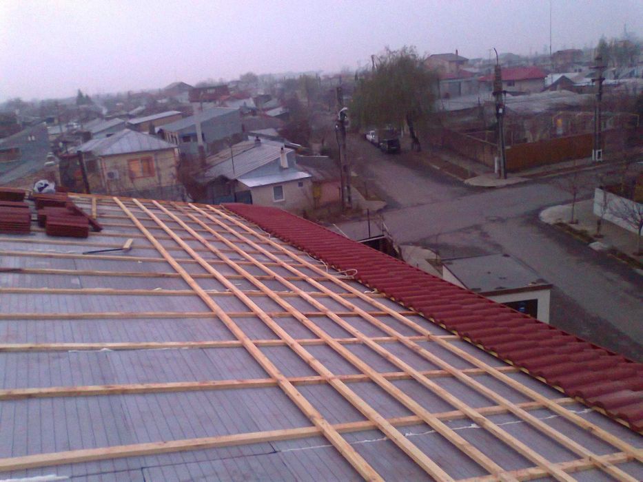 Montaj acoperis, reparatii acoperis, dulgherie