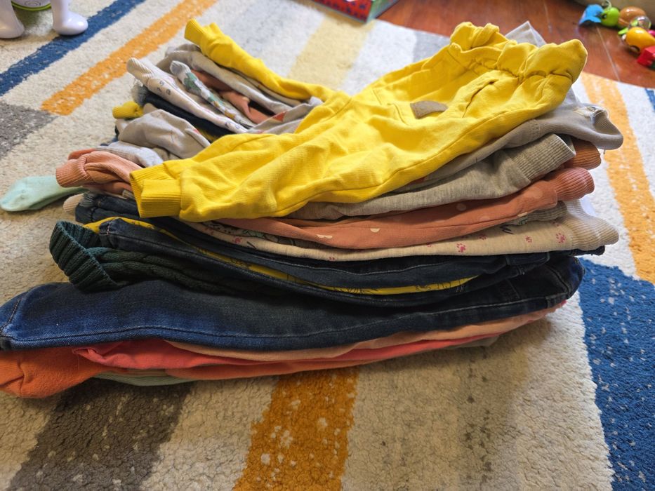 Set pantaloni/blugi 74/80