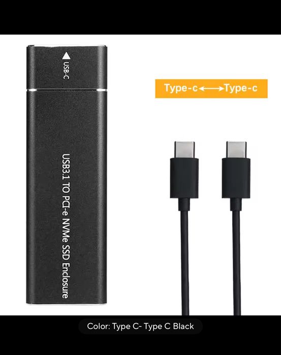 Nvme m2 usb c adaptor