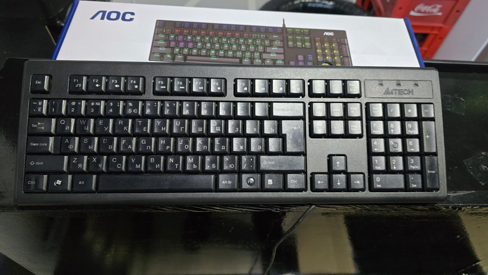 Клавиатура A4tech 15та бор кам ишлатилган