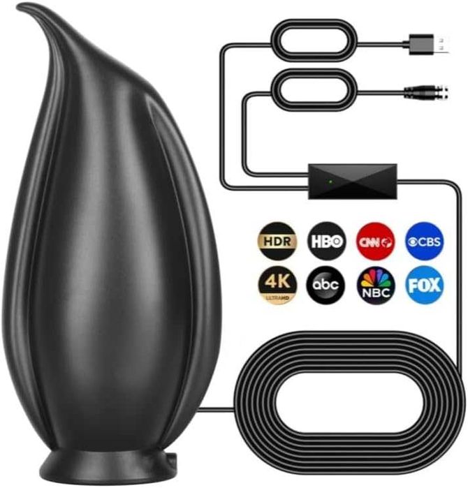 Нова вътрешна 4K HD антена с усилвател за смарт ТВ – магнитен монтаж