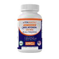 Vitamatic Мелатонин 30 мг - с B6 и L-теанином - 120