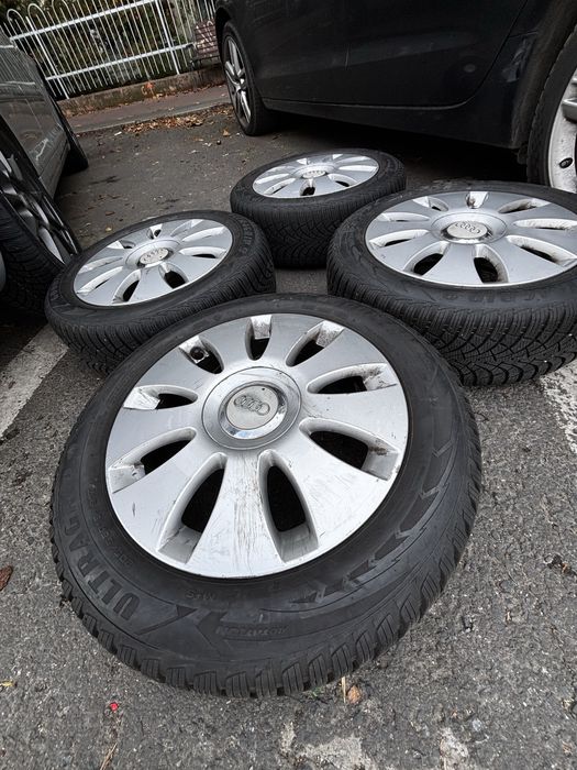 Set Complet Roti Iarna Originale Audi 5x112 R16