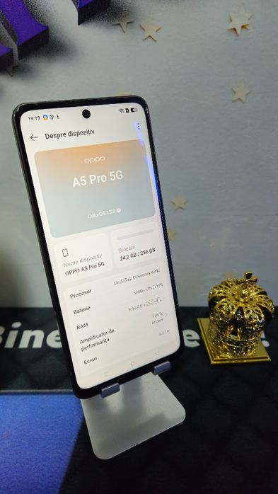 Oppo A5 Pro 256GB Memorie Ram:8+8GB Duos.Preṭ fix!